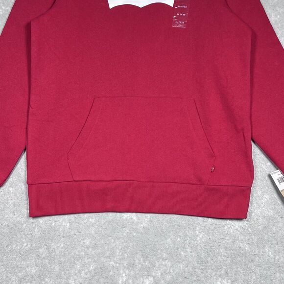 Levi's Sweatshirt Boys Kids Size X-Large Red Long Sleeve Pullover Hoodie - Picture 5 of 16
